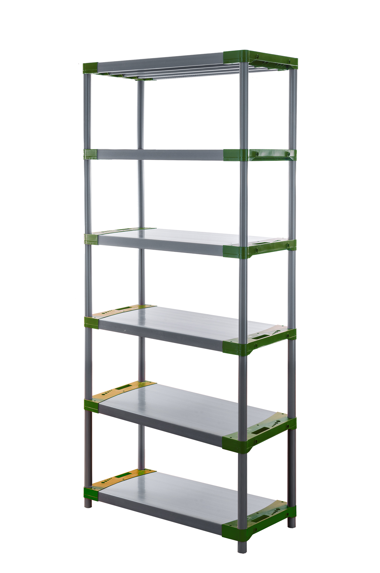 Plastikregal*222x80x46 Steckregal Werkstattregal 6 Fachböden 120-160kg