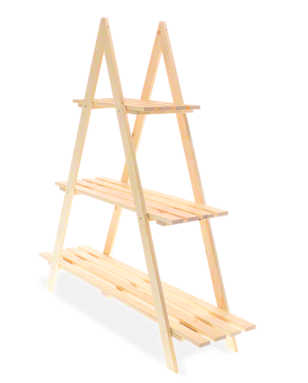 Gartenregal Blumenregal Blumentreppe Pflanzentreppe Etagenregal Holz RP